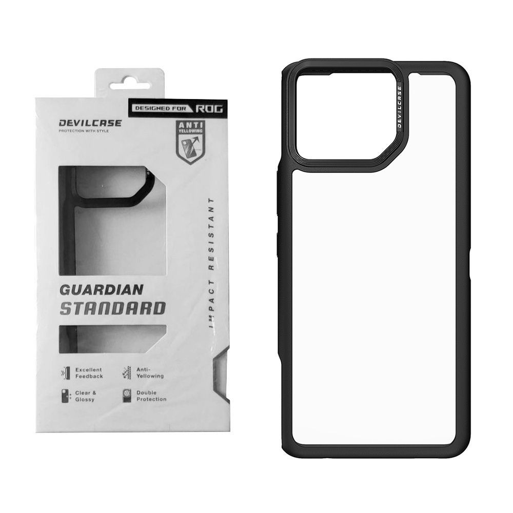 DEVILCASE Guardian Standard Phone Case AY2403 (Black) for ASUS ROG Phone 8, 8 Pro