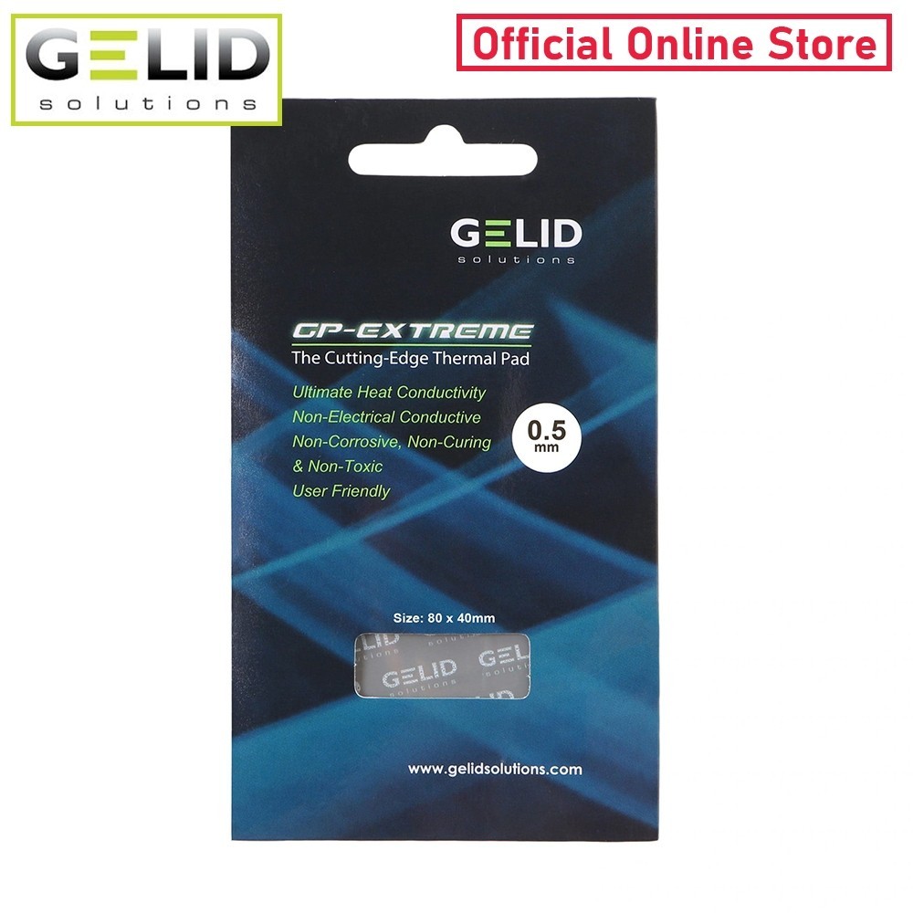 [Gelid Solutions Store] GP-EXTREME Thermal Pad 80x40x0.5 mm./12.0 W/mK (TP-GP01-A)