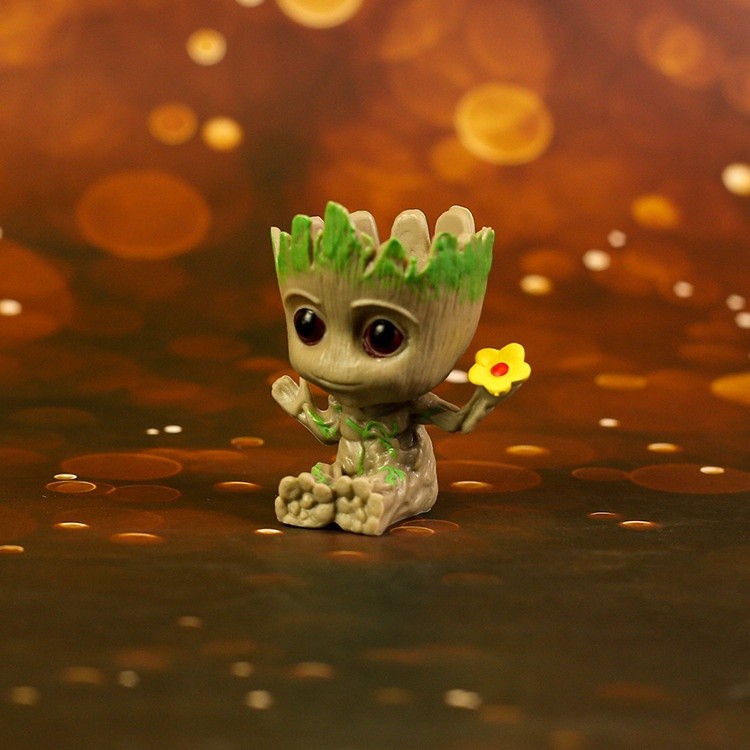 Groot พวงกุญแจ รูปคนต้นไม้ ดอกไม้น่ารัก สําหรับแขวนตกแต่ง