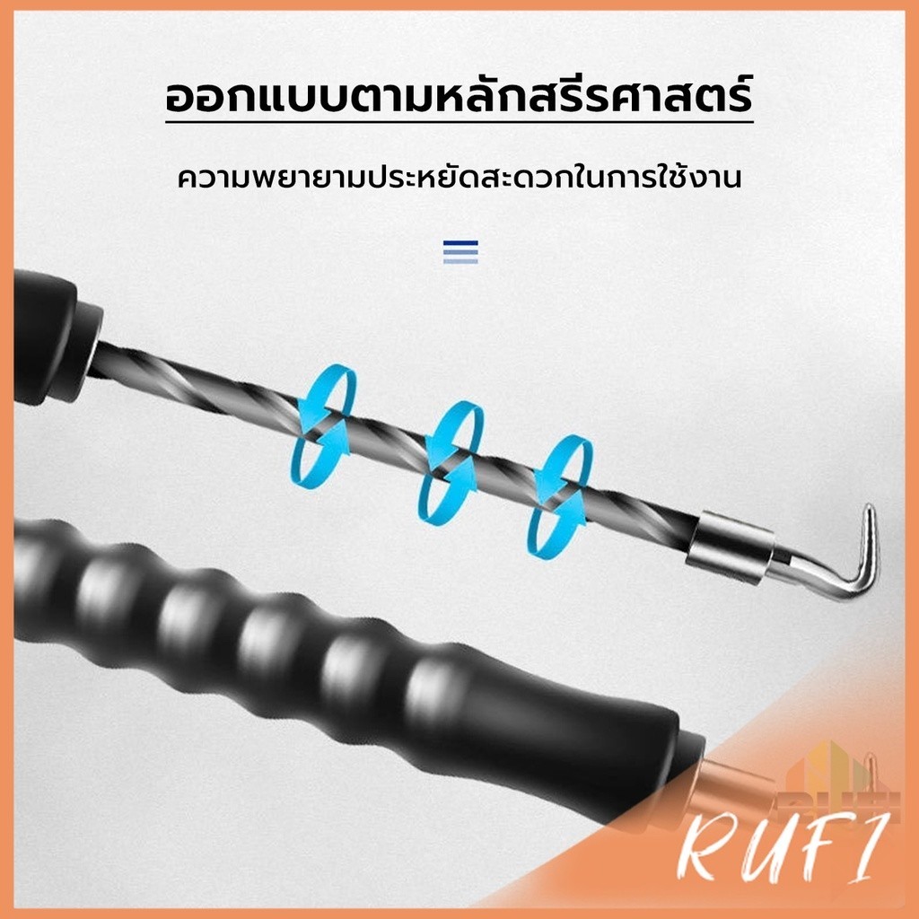 RUFI ตะขอผูกเหล็ก ตะขอมัดลวด คีมผูกลวดอัตโนมัติ Semi-automatic bar hook - รูปที่ 4