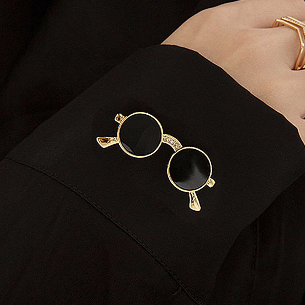 Vintage แว่นตากันแดดรูปร่างเข็มกลัดแฟชั่นกรอบแว่นตา Lapel Pins Party ของขวัญเครื่องประดับเสื้อผ้าอุปกรณ์เสริม - รูปที่ 3