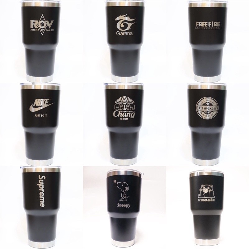 แก้วเก็บความเย็น แก้วเก็บความเย็น/เก็บอุณหภูมิ 30oz QCOOL สกรีนเลเซอร์