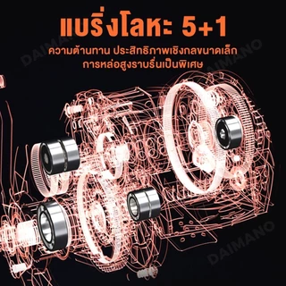 Daimano รอกหยดน้ำ รอกเบสหยดน้ำ รอกหยดนํ้า แรงลาก 12 กก. อัตราทดเกียร์ความเร็วสูง 6.3：1 น้ำจืด ตกปลาทะเล รอกเบท