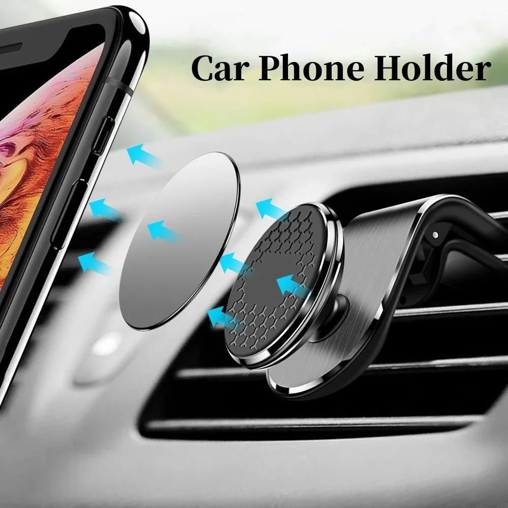 ที่วางโทรศัพท์ในรถยนต์ แบบแม่เหล็ก ขาตั้งช่องระบายอากาศ แม่เหล็กติดรถยนต์ GPS สมาร์ทโฟน รองรับโทรศัพท์มือถือในรถ สําหรับ IPhone Samsung Xiaomi