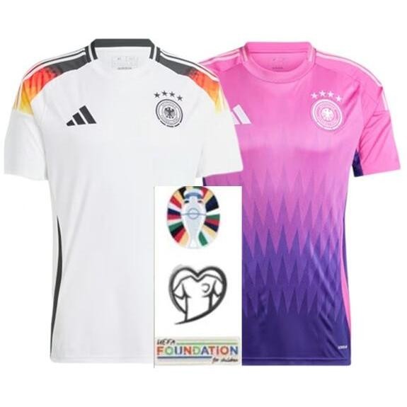เสื้อกีฬาแขนสั้น ลายทีมชาติฟุตบอล EURO Germany คุณภาพสูง สําหรับผู้ชาย 2024 AAA