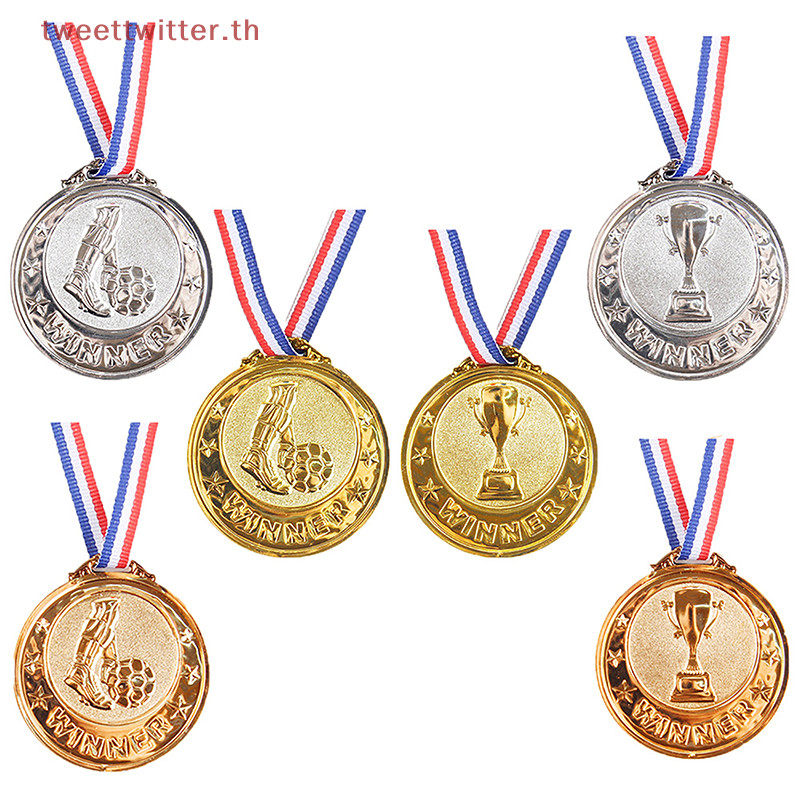 เหรียญรางวัลฟุตบอล รางวัลรางวัล รางวัลรางวัล รางวัล รางวัล สีทอง สีเงิน สีบรอนซ์ ของเล่นสําหรับเด็ก ของขวัญ ของที่ระลึก กีฬากลางแจ้ง