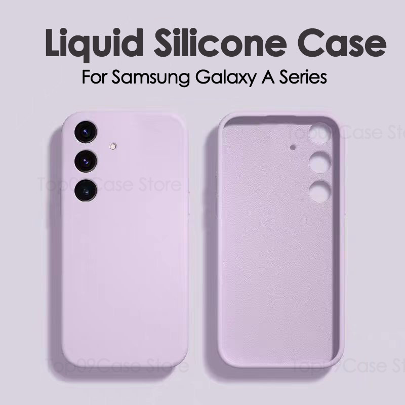 เคสโทรศัพท์ซิลิโคน TPU แบบนิ่ม สําหรับ Samsung Galaxy A15 A35 A55 A14 A54 A34 A55