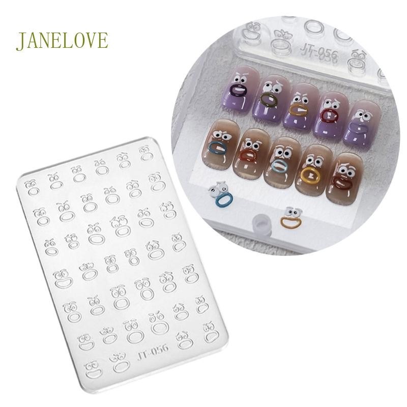 Jlove แม่พิมพ์ซิลิโคนเรซิ่น ลายดอกไม้ 3D สําหรับตกแต่งเล็บ DIY