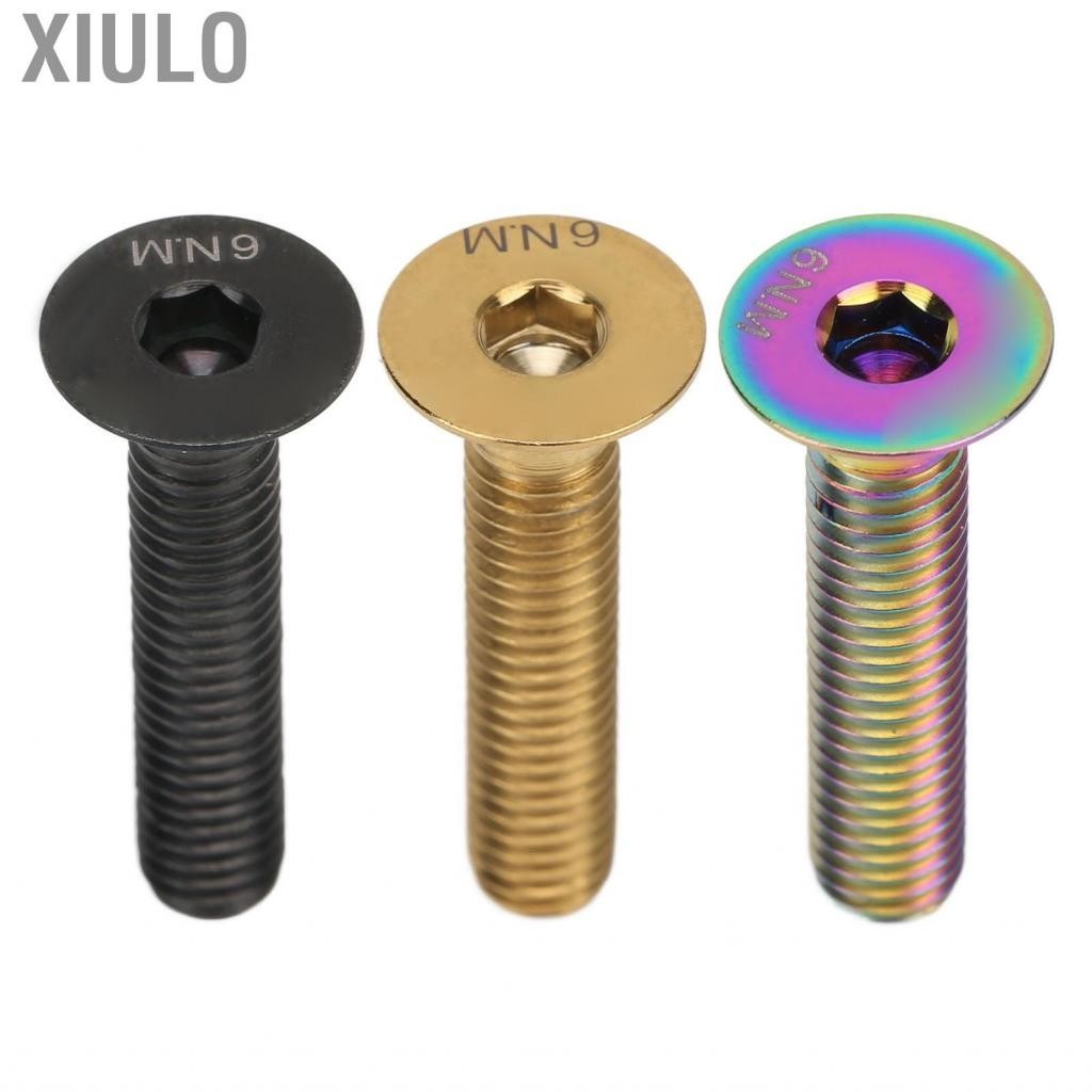 Xiulo Headset Stem Top Cap Fixing Bolt M6x30mm Bike Screw Titanium