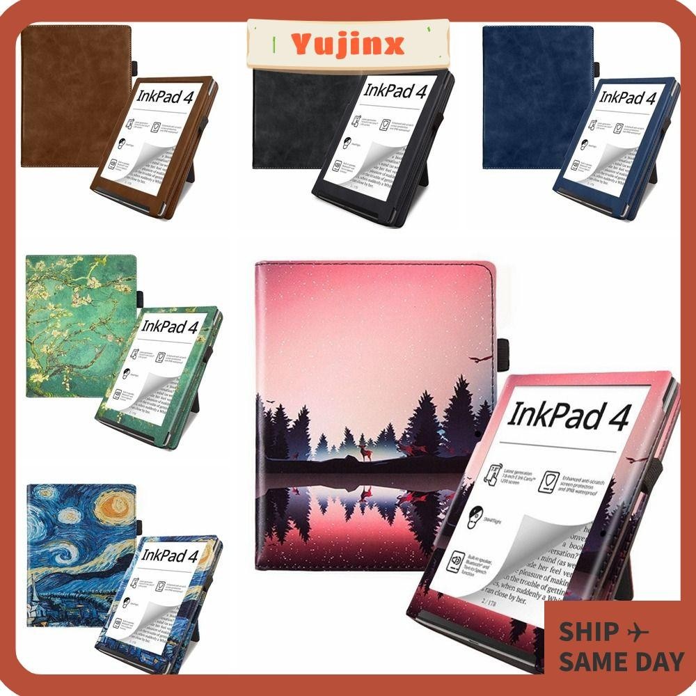 Yujinx eReader เคสหนัง PU กันกระแทก 7.8 นิ้ว สําหรับ Pocketbook Inkpad 4