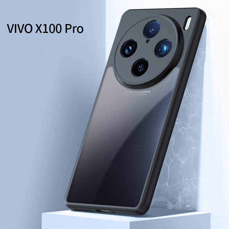 [ส่งจากไทย] Case X100 PRO ป้องกันเลนส์กล้อง เคสกันกระแทก เคสหลังใส ขอบนิ่มหลังแข็ง เคสโทรศัพท์ VIVO X100 5G X100Pro Y100
