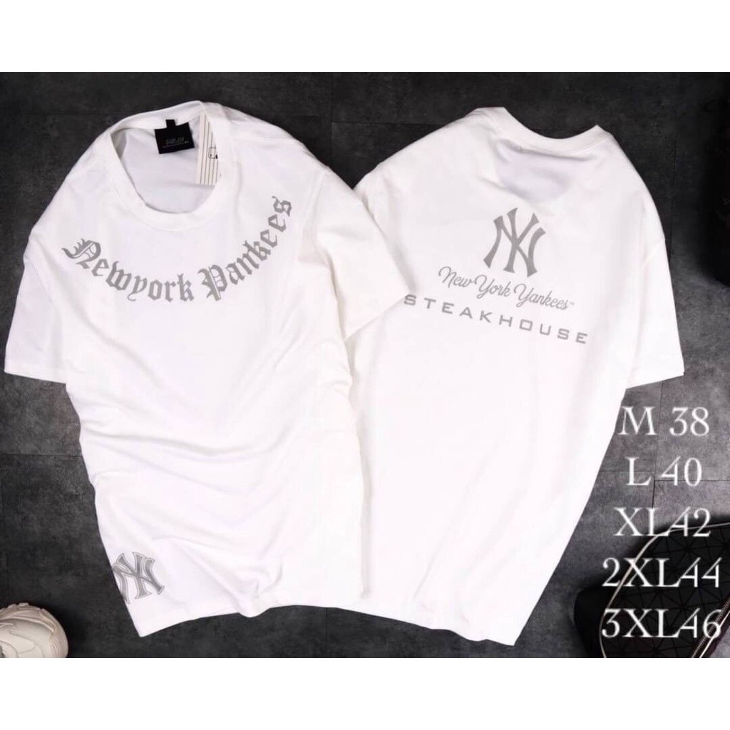👕 【HOT】 บ้าน MLB เสื้อยืดNY MLB เสื้อยืดคอกลม เสื้อยืดผู้ชาย