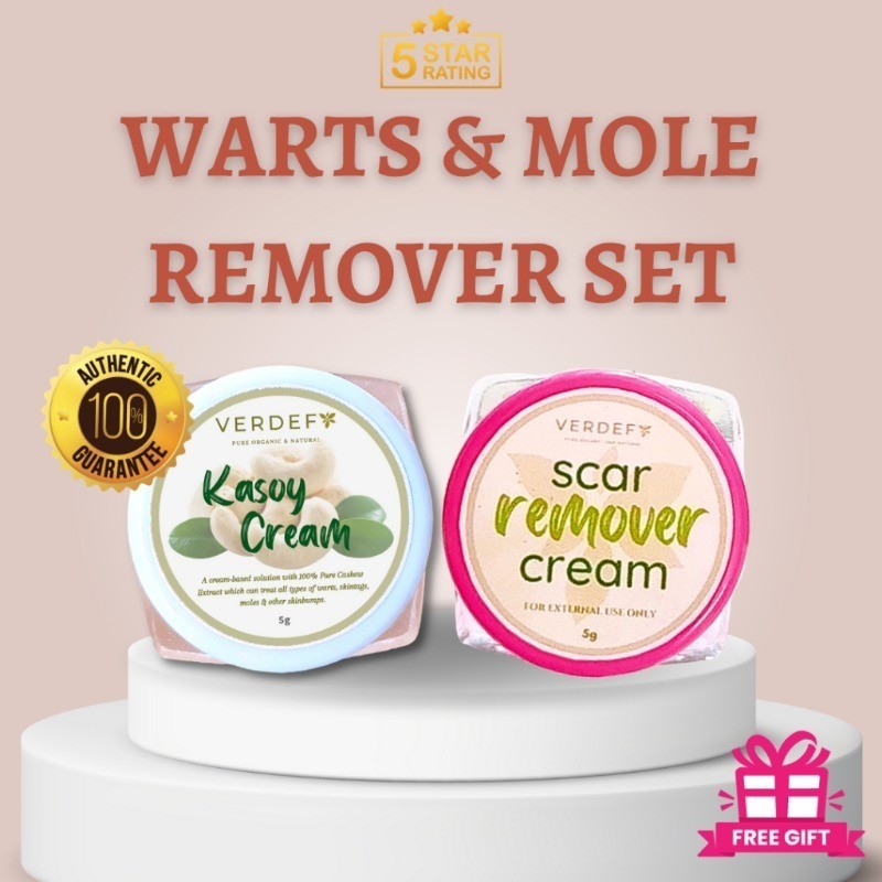 STRONG KASOY CREAM & SCAR REMOVER CREAM SET EFFECTIVE REMOVER OF MOLE WARTS SKIN TAG MILIA SYRINGOMA