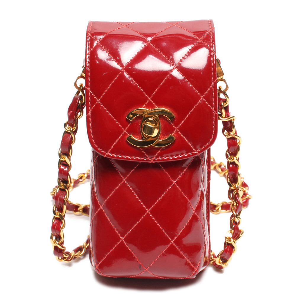 Chanel กระเป๋าสะพายไหล่ Pochette Matelasse Coco Mark สีทอง จากญี่ปุ่น มือสอง สําหรับผู้หญิง
