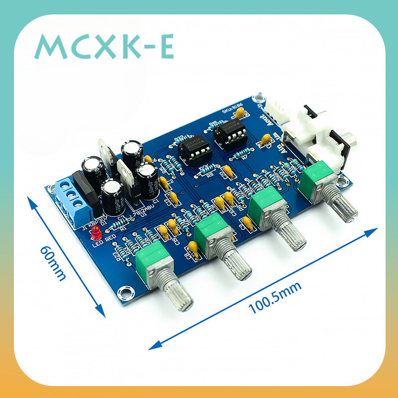 Xh-m164 NE5532 บอร์ดโมดูลขยายเสียงสเตอริโอ 4 ช่อง 4CH ควบคุมวงจรโทรศัพท์