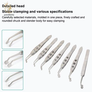 [GOY] แหนบเปลือกตา Meibomian Gland Forceps ผู้หญิงคลิป Eyelash Compressor สแตนเลสโลหะ Expressor Extension แต่งหน้าที่ถูกต้อง TH