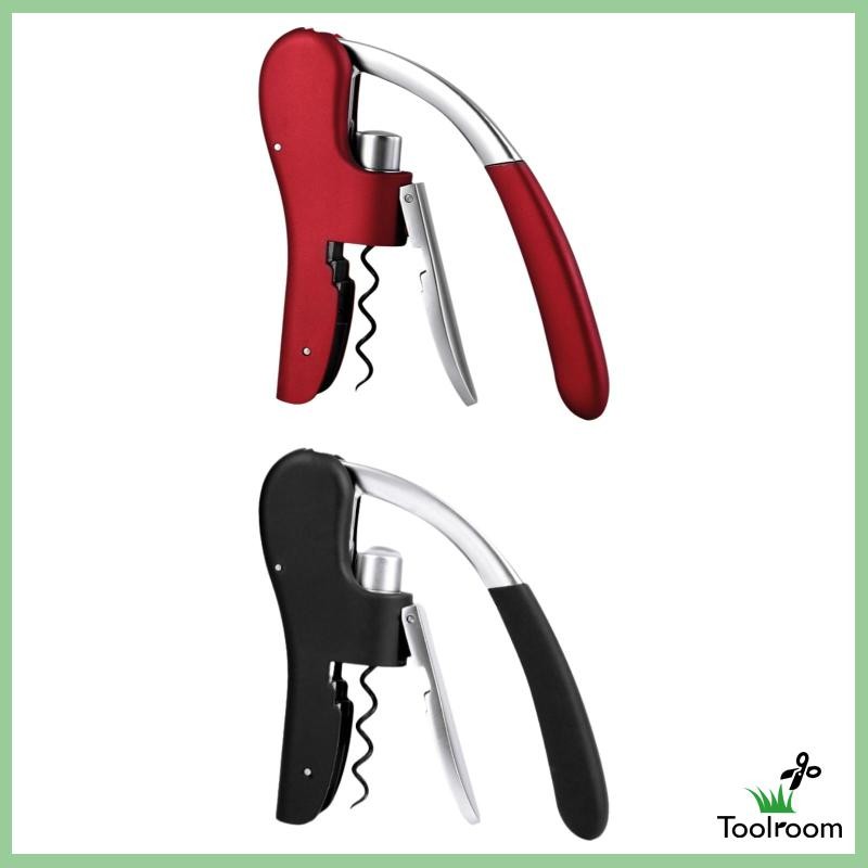 [ Corkscrews Opener Watter Corkscrew อุปกรณ์เสริมโลหะผสมสังกะสีคู่มือร้านอาหารมัลติฟังก์ชั่เปิด