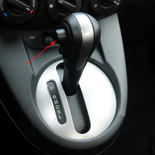 Autoppart สําหรับ Mazda 2 Demio รถเกียร์อัตโนมัติ Shift Knob Lever สวิทช์ปุ่มฝาครอบฝาปิด