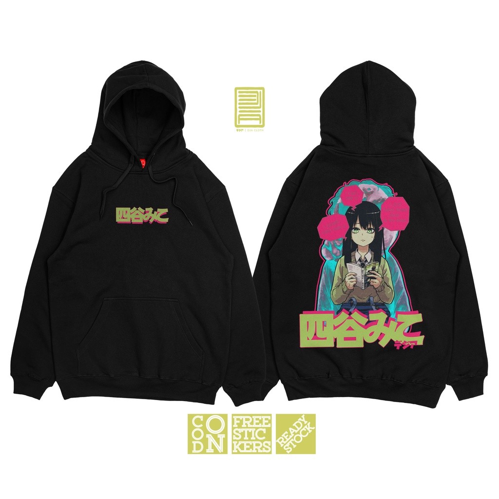 S-5XL Hoodie MIKO MIERUKO CHAN YOTSUYA MIKO WAIFU JUMPER ANIME MANGA SWEATER DJA CLOTH