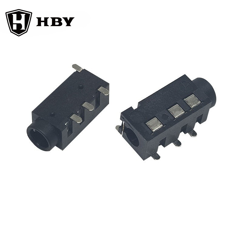 10pcs 3.5 MM แจ็คหูฟังแจ็คเสียง PJ-320D 4-Line Pin หญิงเชื่อมต่อ DIP SMD หูฟังสเตอริโอ PJ-320 PJ320D PJ320