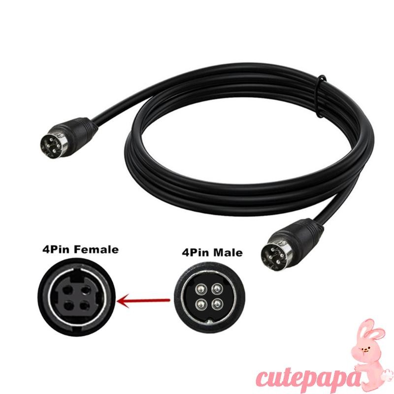 Cutep Power Din 4Pin Cable Male to Male Power ACDC Din 4 PIN Sound Cord