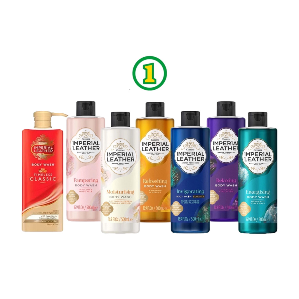 Imperial Leather Body Wash 450ml-500ml. อิมพีเรียล เลเธอร์ บอดี้ วอช ครีมอาบน้ำ