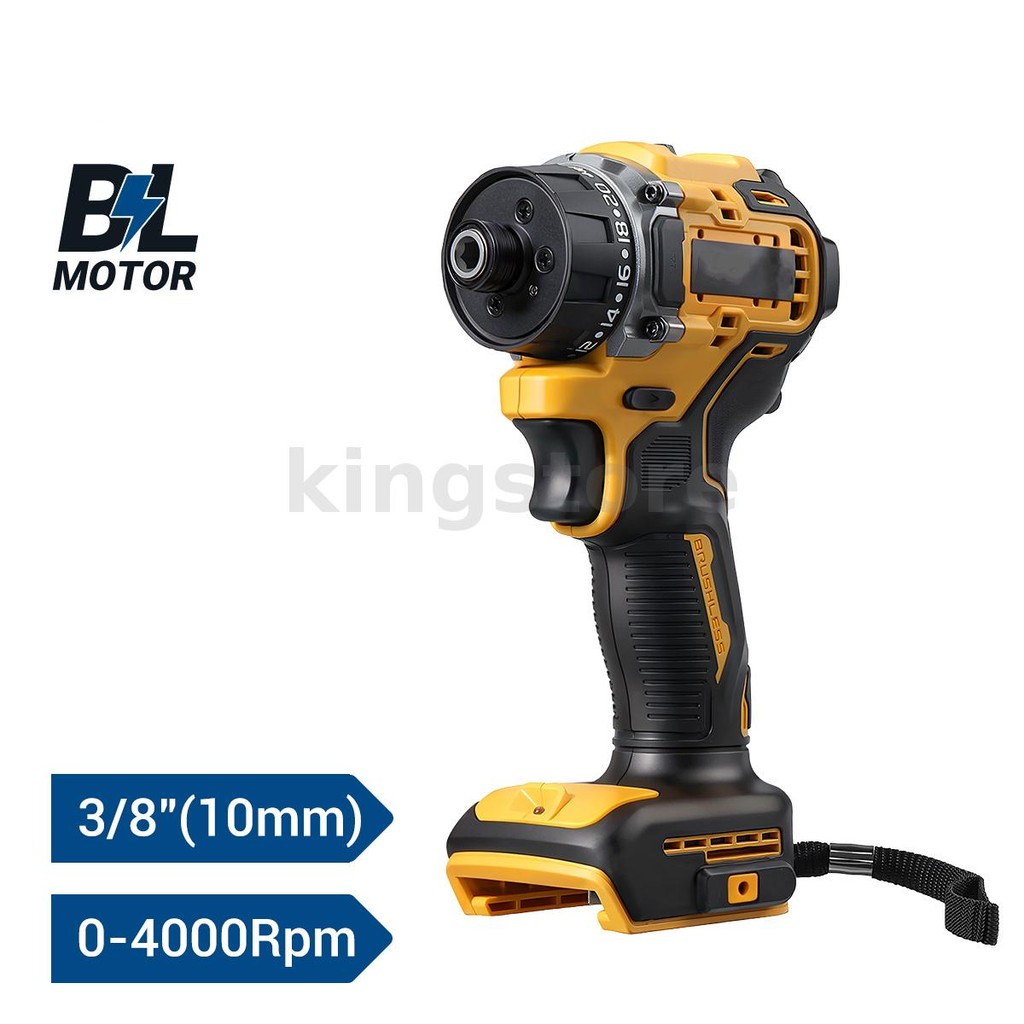สว่านไฟฟ้า 1000wMax มอเตอร์ไร้แปรง 21 + 1 ชุดเกียร์ 27-280NM แรงบิดสําหรับ DeWalt แบตเตอรี่ Dual Spe