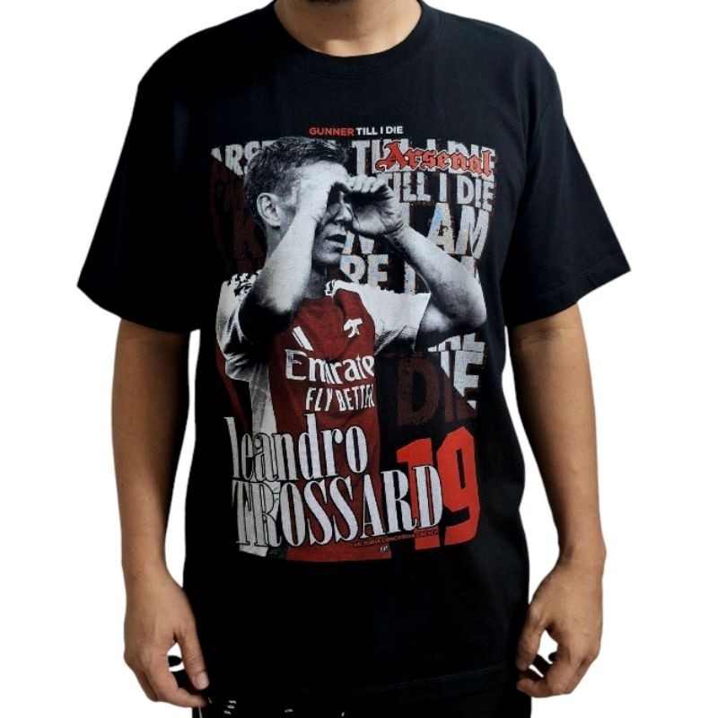 เสื้อยืด อาร์เซนอล Leandro Trossard 19 เลอันโดร ทรอสซาร์ผ้า ยูนิเซ็กส์ S-5XL