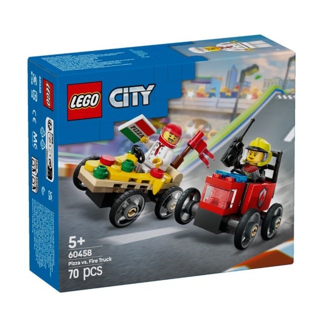 LEGO City Pizza vs. Fire Truck Race Car Pack 60458 (#25518)