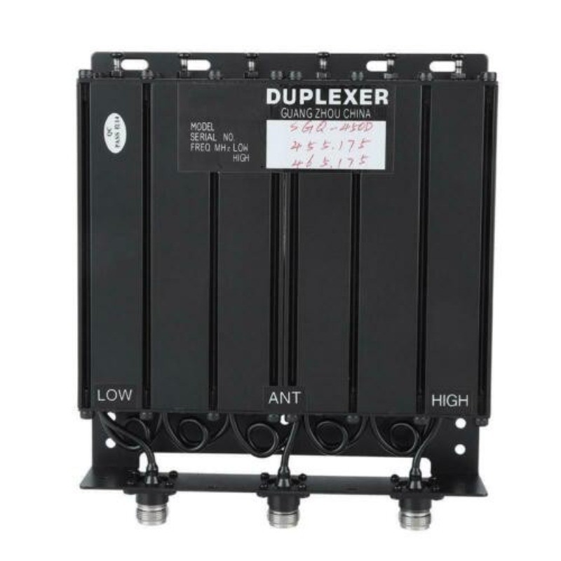 50W 6 Cavity Duplexer VHF/UHF Repeater Duplexer สําหรับวิทยุการสื่อสารวิทยุ Repeater 3VHF 380 ~ 520M