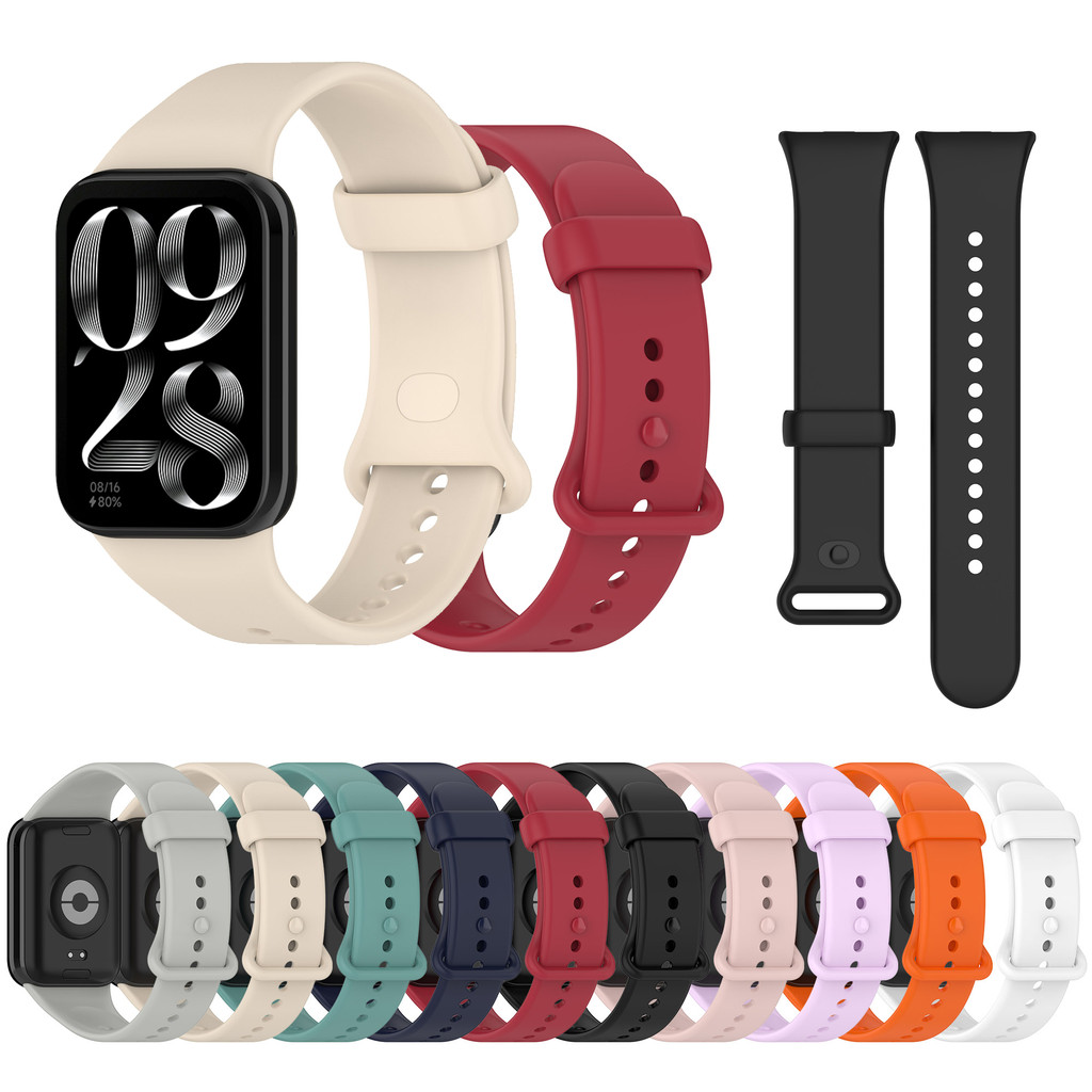 สายรัดซิลิโคนสําหรับ Xiaomi Mi Band 8 9 Pro MiBand 8 9 Pro สายรัดข้อมือกันน้ํา