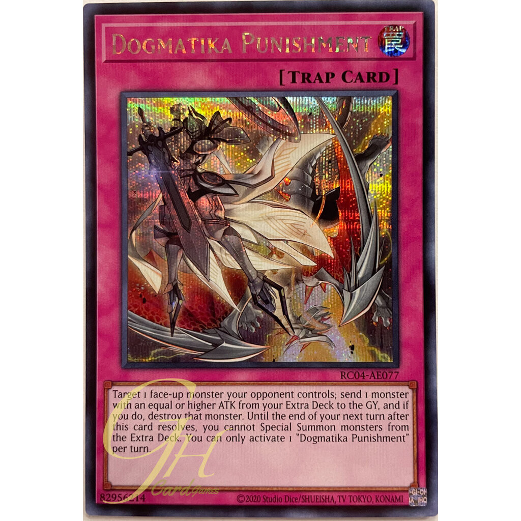 Yugioh [RC04-AE077] Dogmatika Punishment (Secret Rare)