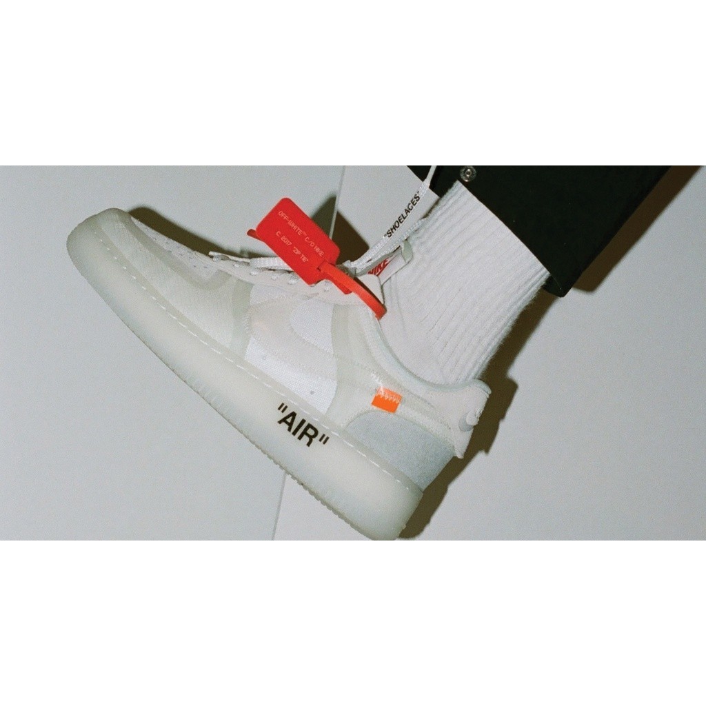 Nike Air Force 1 x OFF White Joint White Air Force AO4606-100 คุณภาพสูง