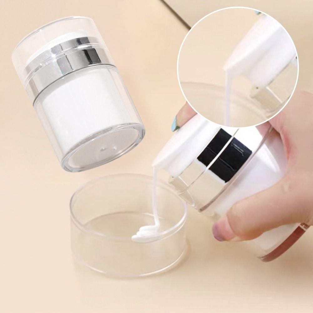 Suchenth ขวดรีฟิล, อะคริลิค 15/30/50/100ml ขวดแต่งหน้า Sub-Bottling, Press-On ขวดครีมสูญญากาศ Travel