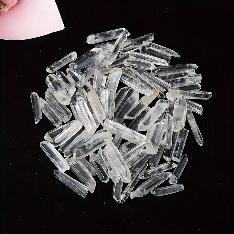 3oz White Crystal Small Pillar Home Decoration Stone, Aromatherapy Stone Crystal Stone