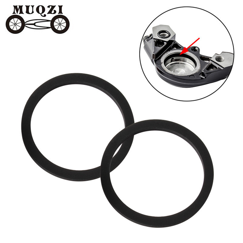 Muqzi แหวนซีลดิสก์เบรกคาลิปเปอร์ PE ทนทาน สําหรับจักรยานเสือภูเขา 2 ชิ้น