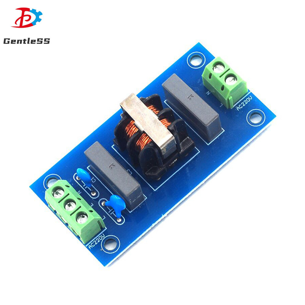 220V 2A EMI โมดูลกรองเครื่องมือเสริมเสียงซ็อกเก็ตกรอง