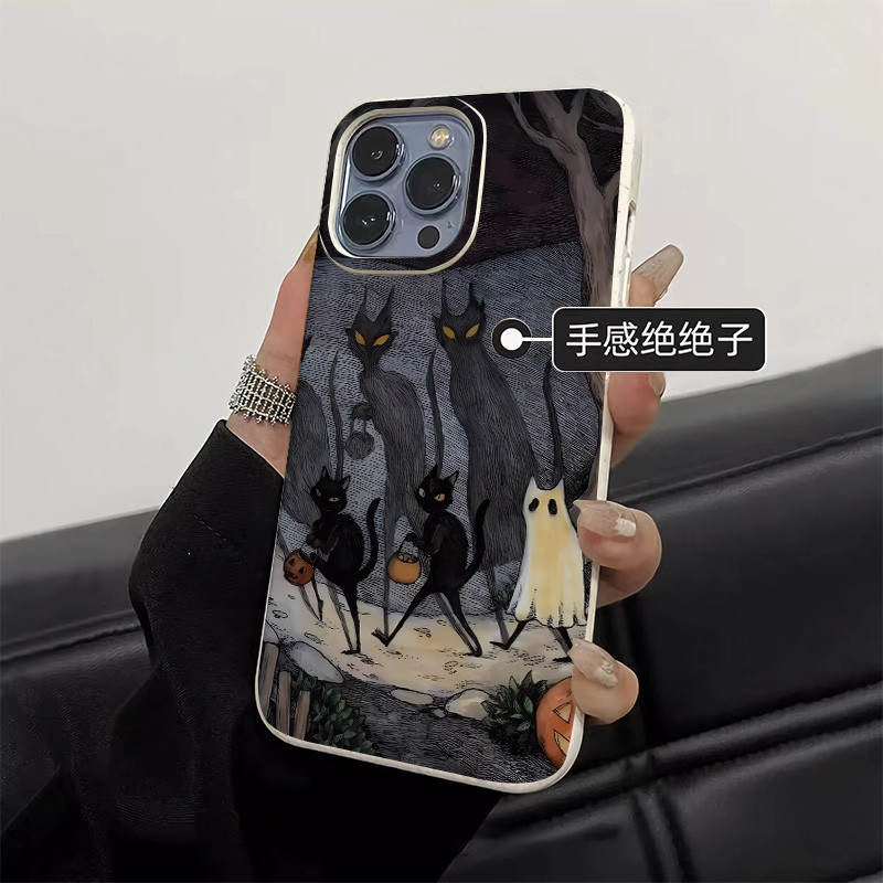 เคสโทรศัพท์ซิลิโคน TPU แบบนิ่ม กันกระแทก ป้องกันกล้อง สําหรับ IPhone 13 Pro Max 12 Pro Max11 7 Plus 14pro Max 15 Promax 8plus X Xr Xsmax - รูปที่ 5