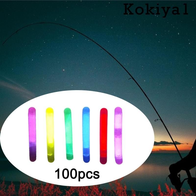 [Kokiya1] แท่งเรืองแสง แบบพกพา สําหรับตกปลา 100 ชิ้น
