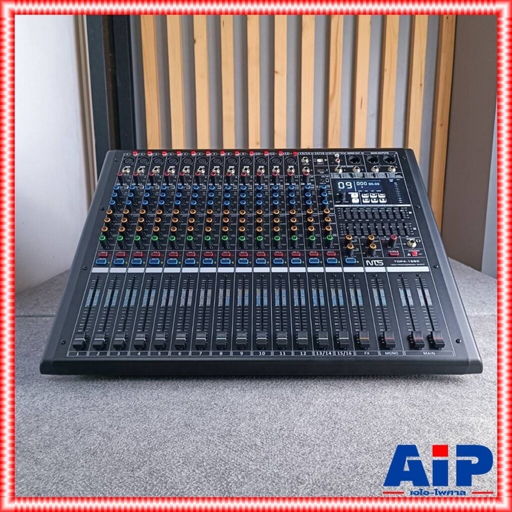 NTS TOP4-1680 POWERMIXER 4CH เอฟเฟคแท้ เพาเวอร์มิกเซอร์ มิกซ์NTS เครื่องเสียง เครื่องผสมสัญญาณเสียง เครื่องปรับแต่งเส...
