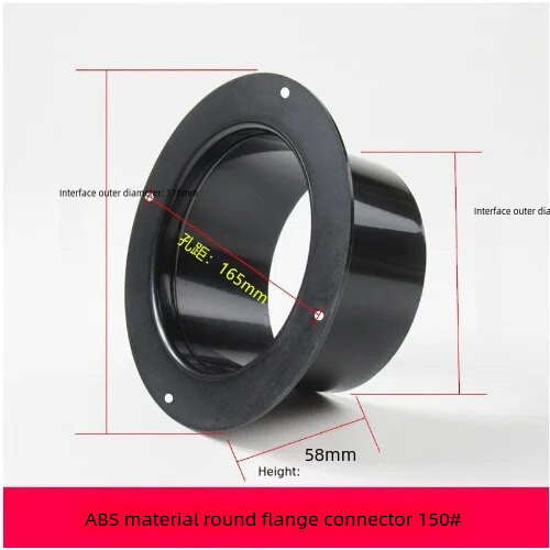 ข้อเชื่อมต่อท่อระบายอากาศ สำหรับเครื่องดูดควันในครัว วัสดุABS ขนาดขนาด75-150MM - รูปที่ 6