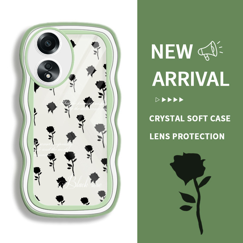 MAWARสําหรับOppo A58 4GสําหรับOppoA58 OPOP 0PP0 A58 OPปลอกHP Softcase Kesingน่ารักโทรศัพท์Cesing Sof