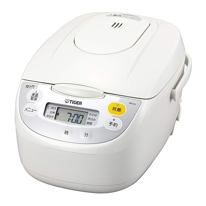 【Direct from Japan】TIGER rice cooker 1 sho with microcomputer and cooking menu, freshly cooked white rice JBH-G181W