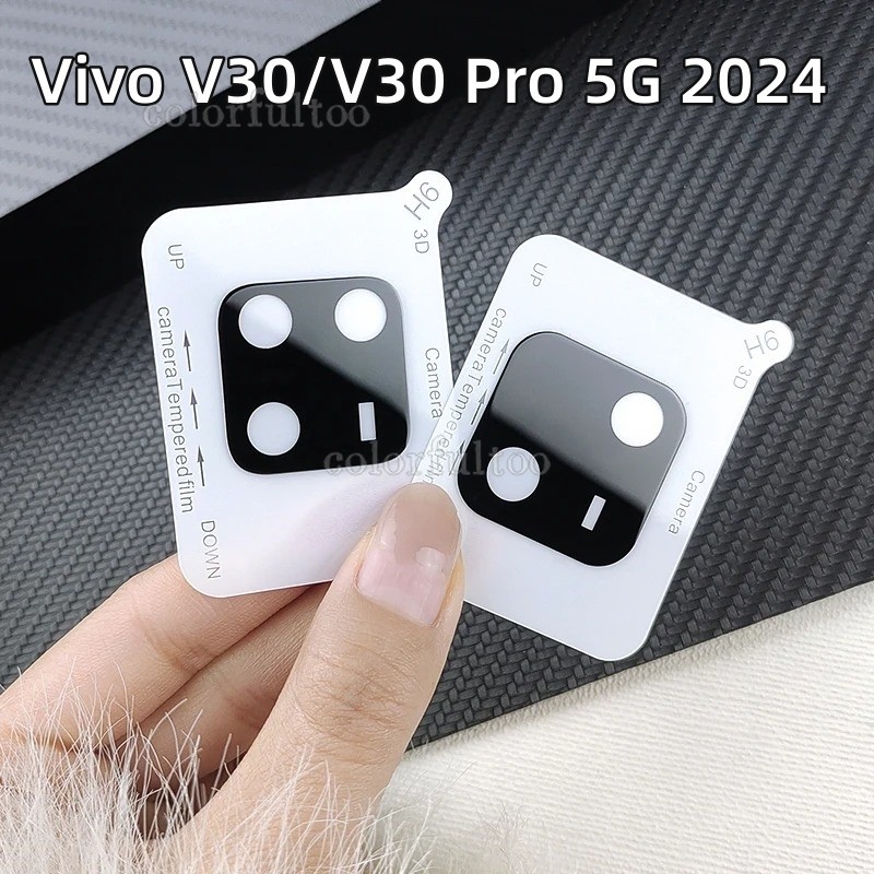 3dกล้องเลนส์สําหรับvivo V40 V30 V 30E V30 Pro V30Pro V40Pro V30e VivoV40 5G 2024 คลุมทั้งหมดกล้องด้านหลังป้องกันหน้าจอกระจกนิรภัยAnti-Glareกลับเลนส์ฟิล์ม