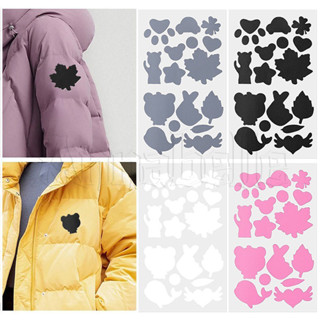 สติกเกอร์ซ่อมเสื้อโค้ท -  กันน้ํา, ล้างทําความสะอาดได้ แผ่นแ…