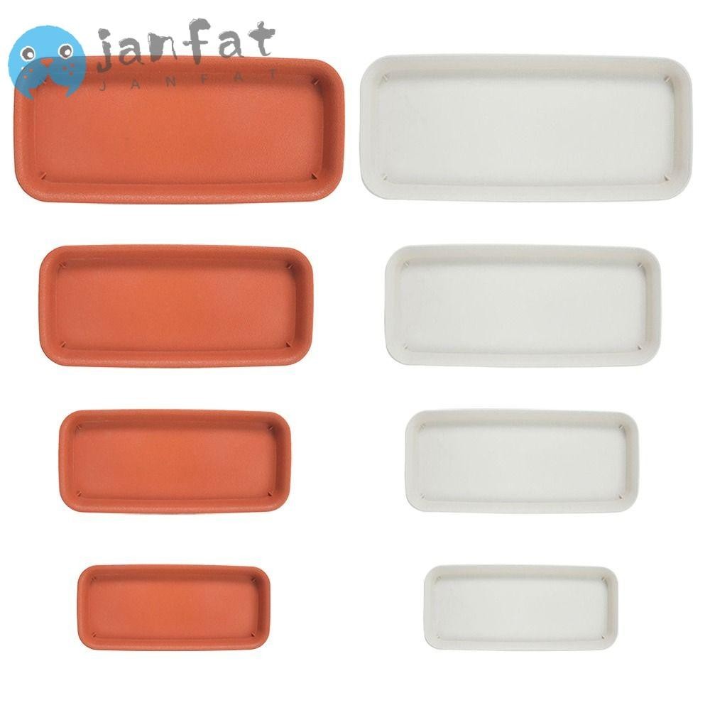 Janfat ถาดพลาสติก ทรงสี่เหลี่ยมผืนผ้า ทนทาน สําหรับใส่ซอสพืชในสวน 1 ชิ้น