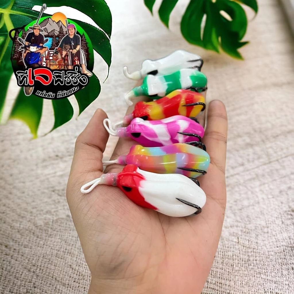 กบยางปีศาจเตาทอง ขนาด 3.5 g 5.5 cm thumbnail 7