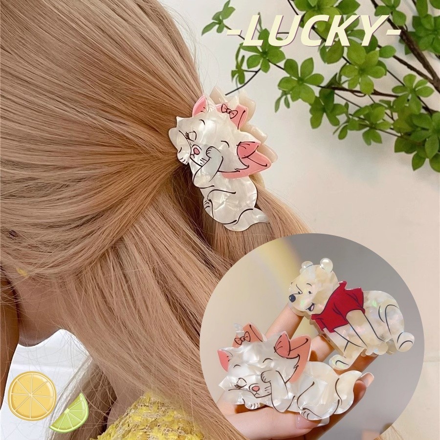 กิ๊บติดผม ลายการ์ตูนแมวแมรี่น่ารัก แบบสร้างสรรค์ สวยหรู แบบใหม่ 2024