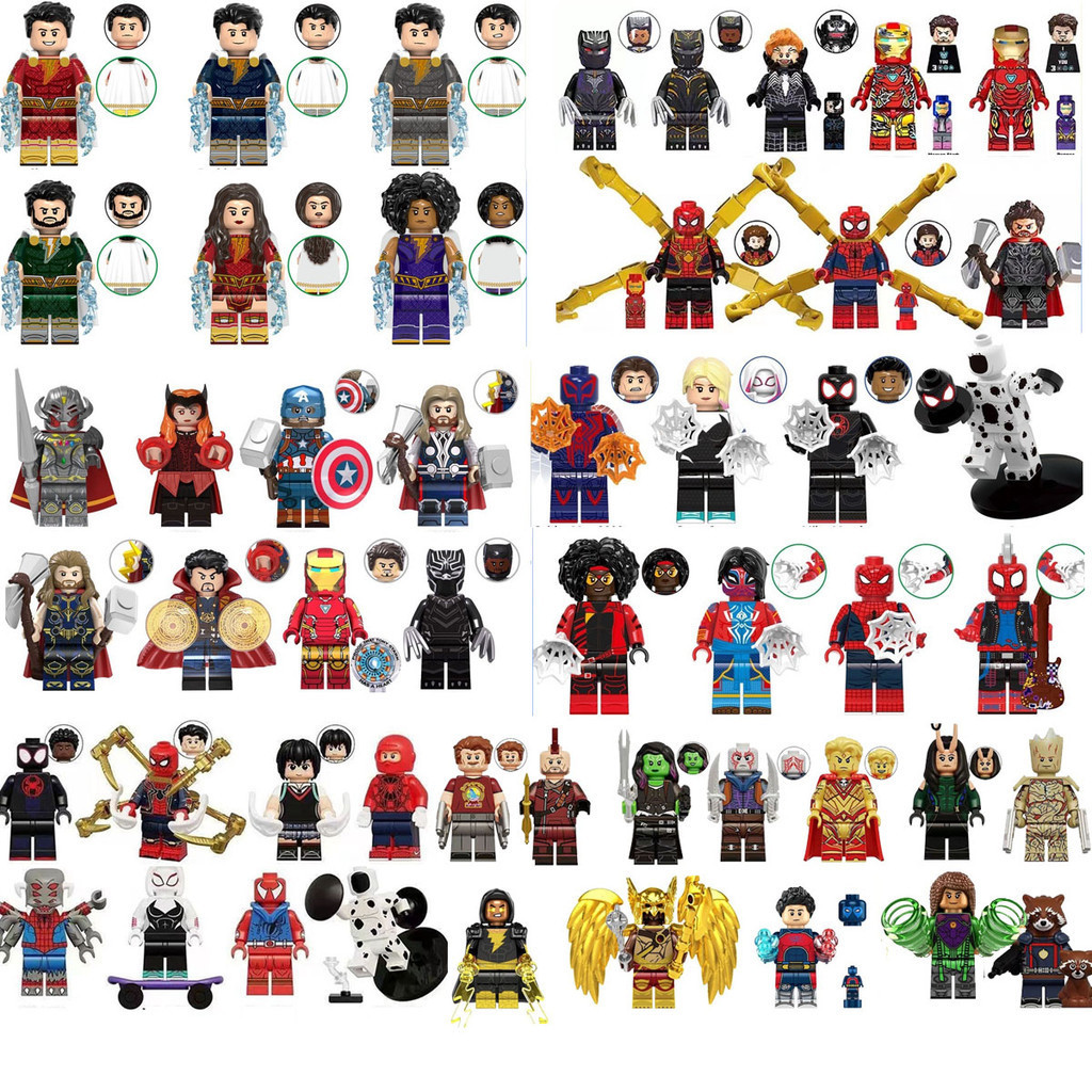 ของเล่นประกอบ Magical Mary marvel Building Block minififures Shazam ของเล่นโมเดล