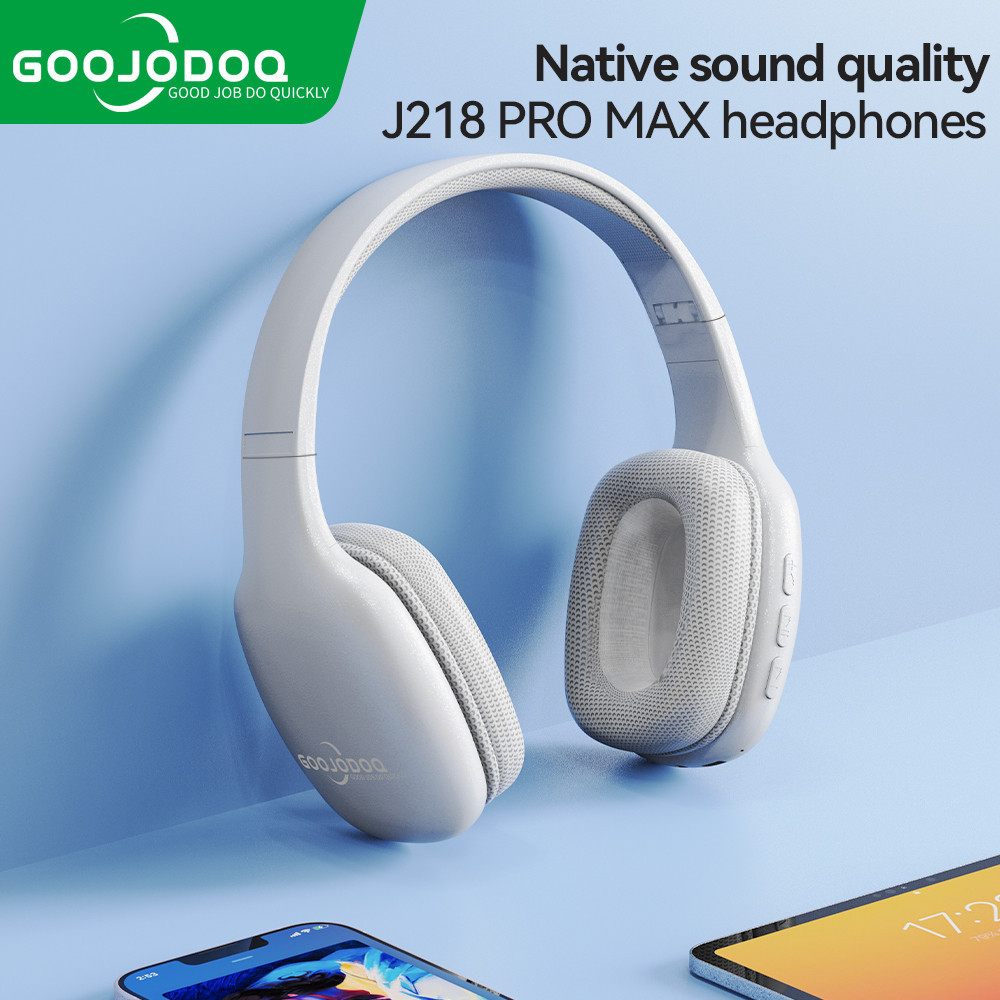 GOOJODOQ J218 PRO MAX หูฟังเสียง หูฟังเสียงไวร์เลส สำหรับโทรศัพท์ คอมพิวเตอร์ ฟังเพลง เล่นเกม